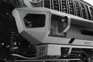 Jeep Wrangler Bumper - Front - Go Rhino - Trailline Stubby - Textured Black - `18-`26